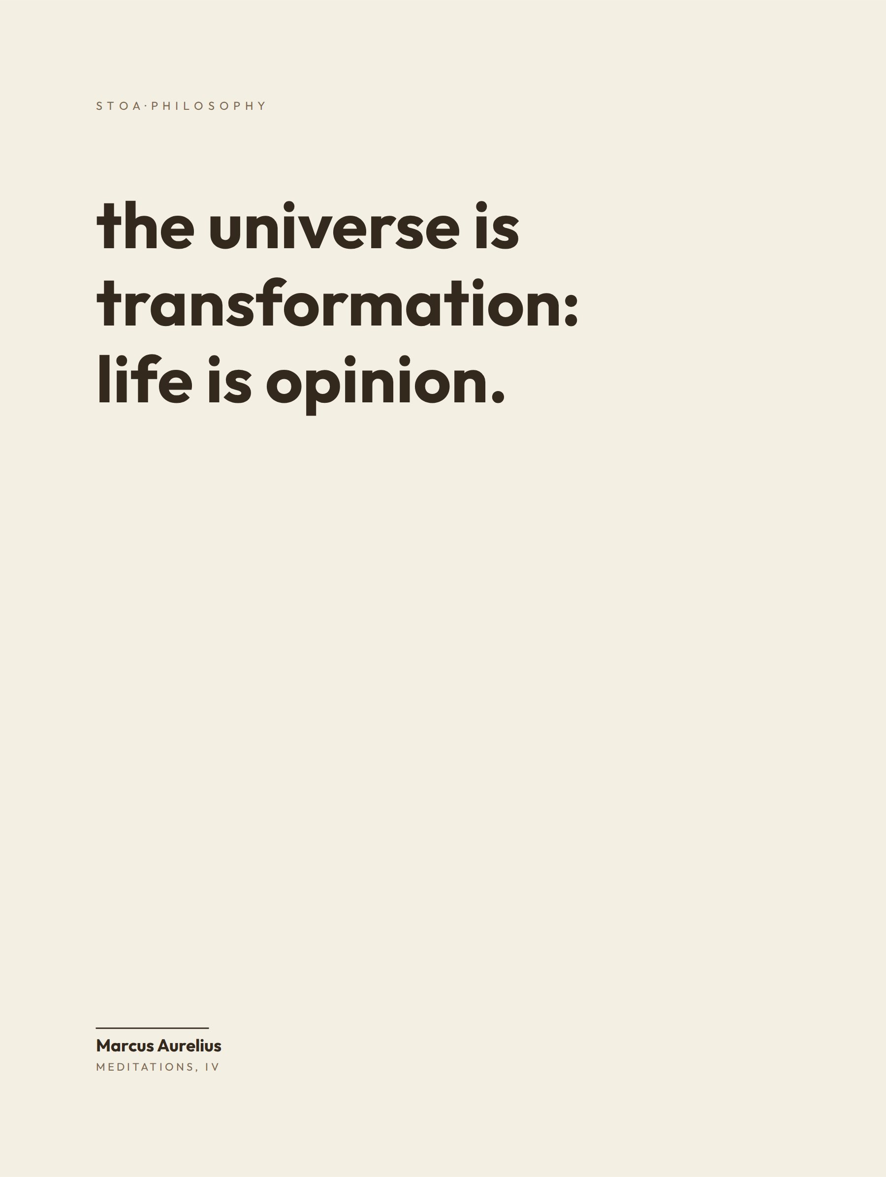 aurelius · transformation — philosophy