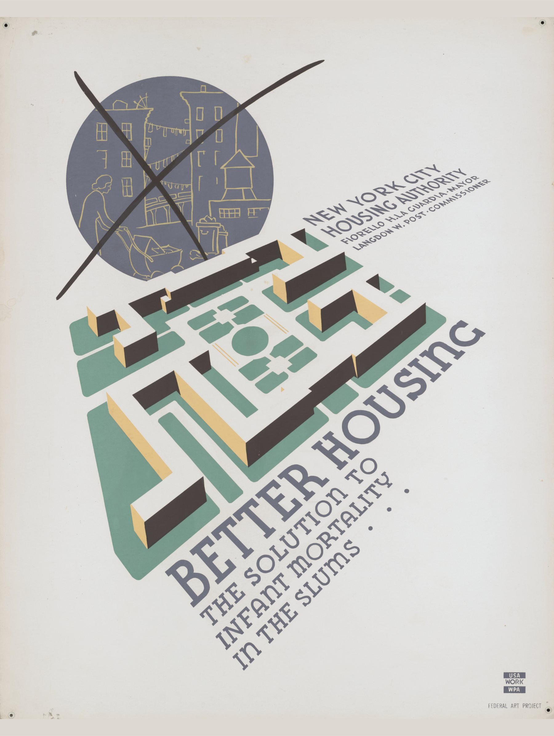 better housing · silkscreen print