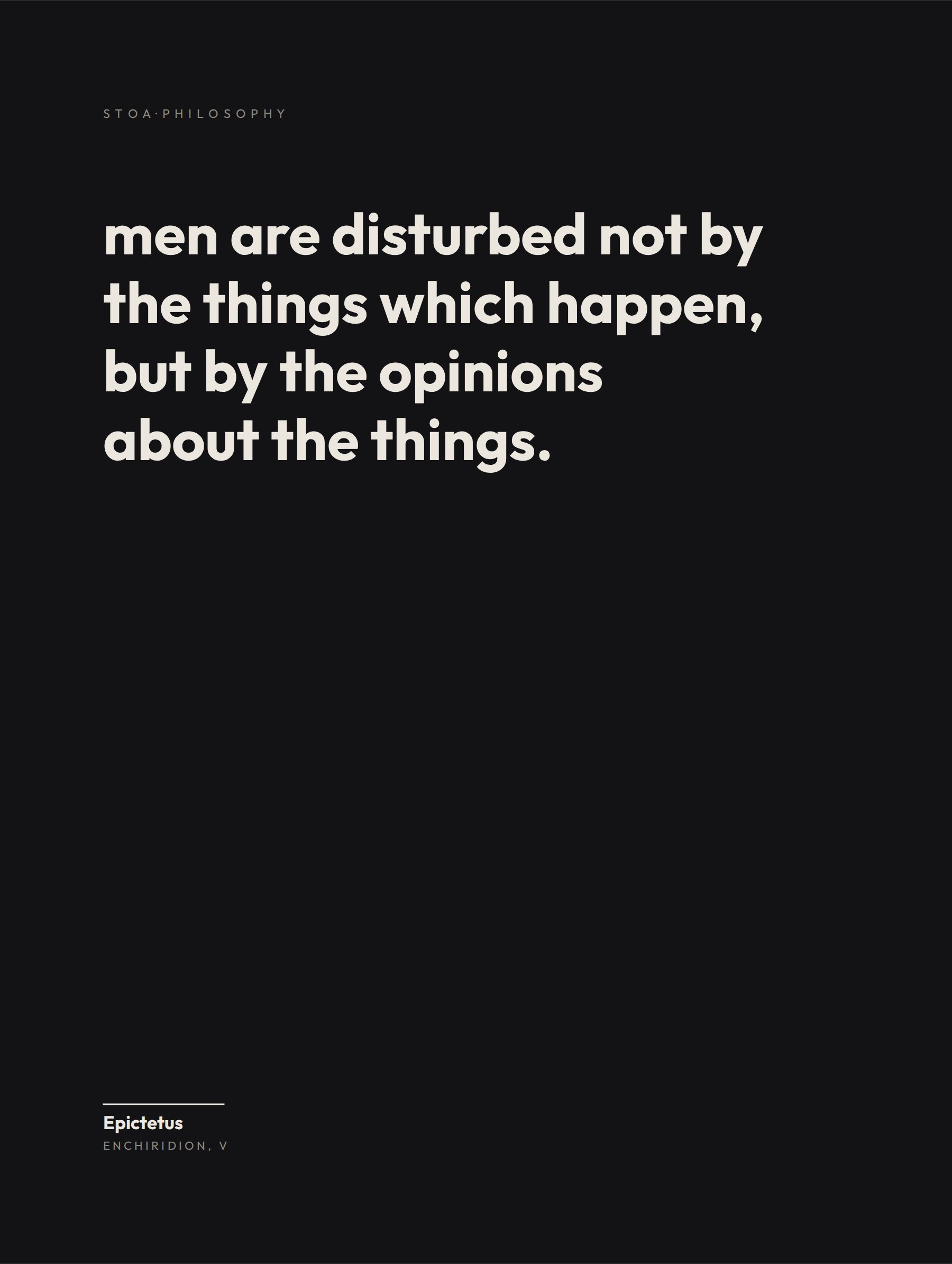epictetus · the opinions — philosophy