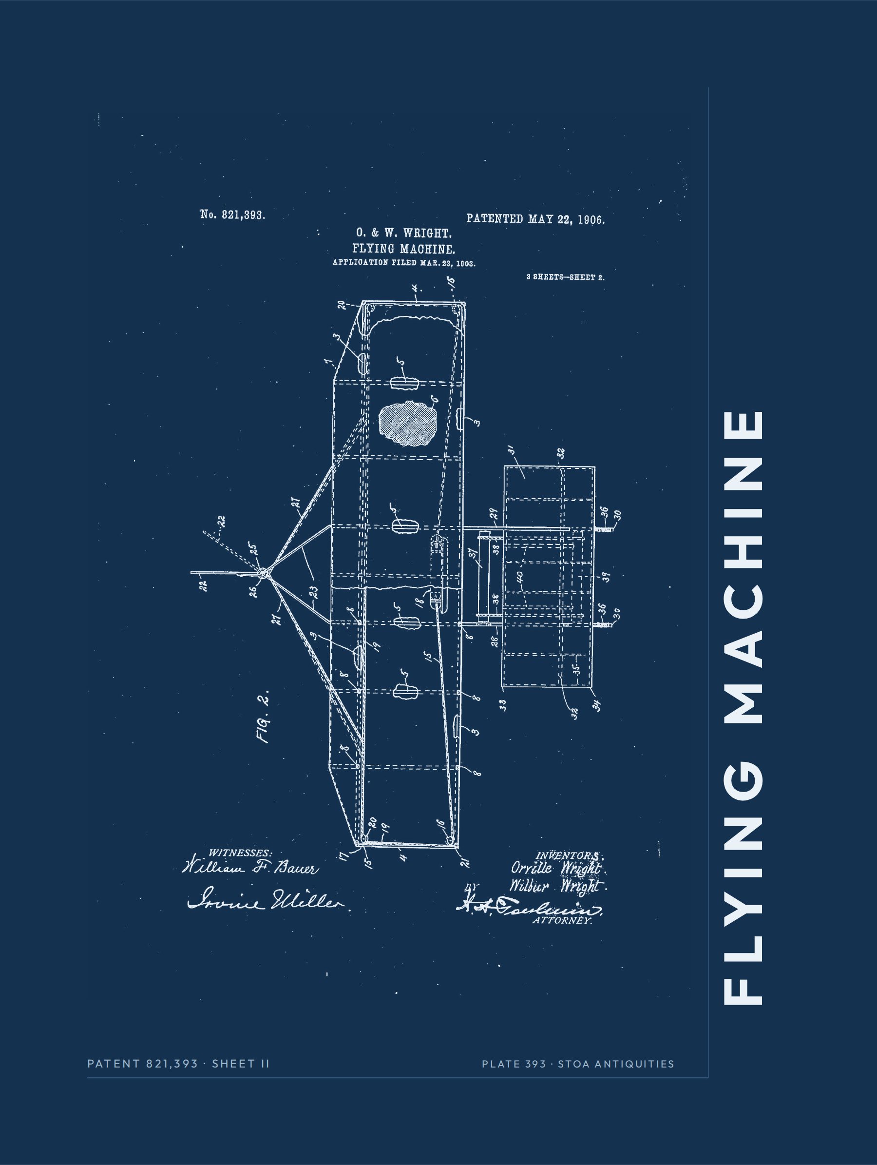 the wright flyer · sheet ii — mechanism