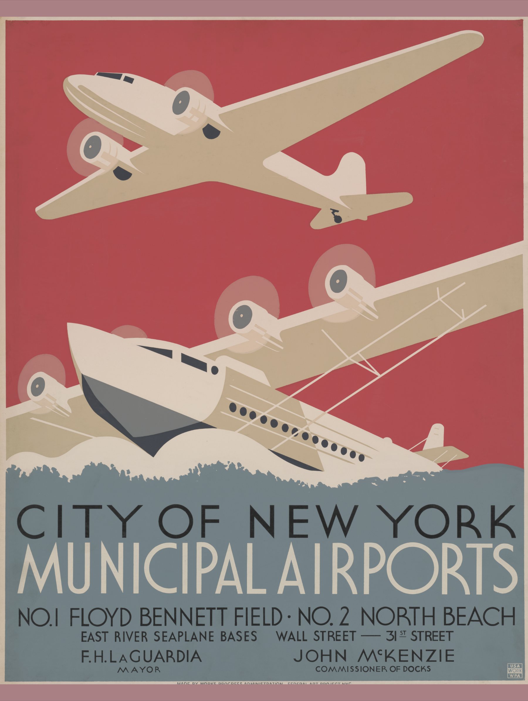 city of new york municipal airports · silkscreen print