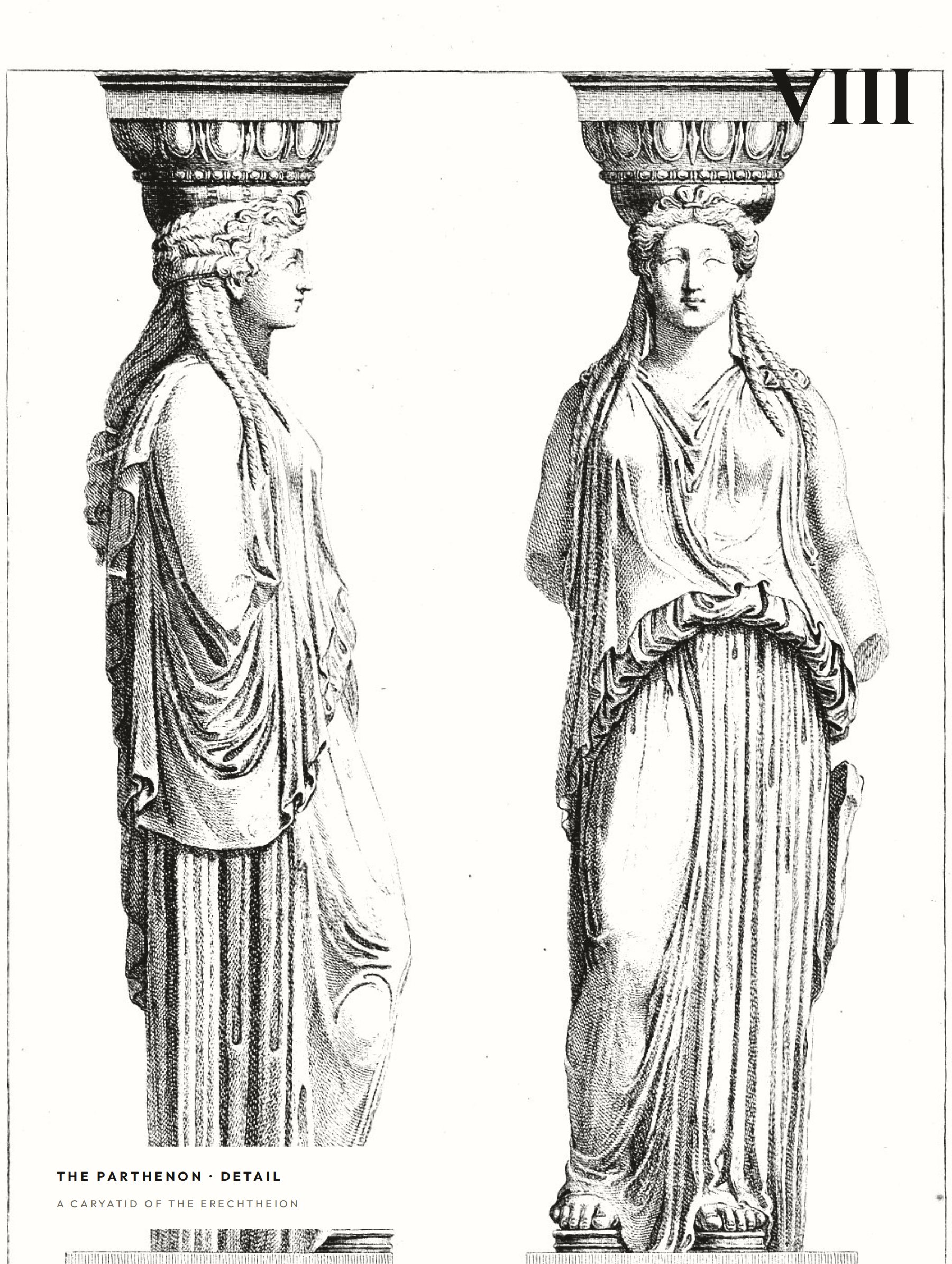 The Parthenon — engraved detail, print no. 01.042