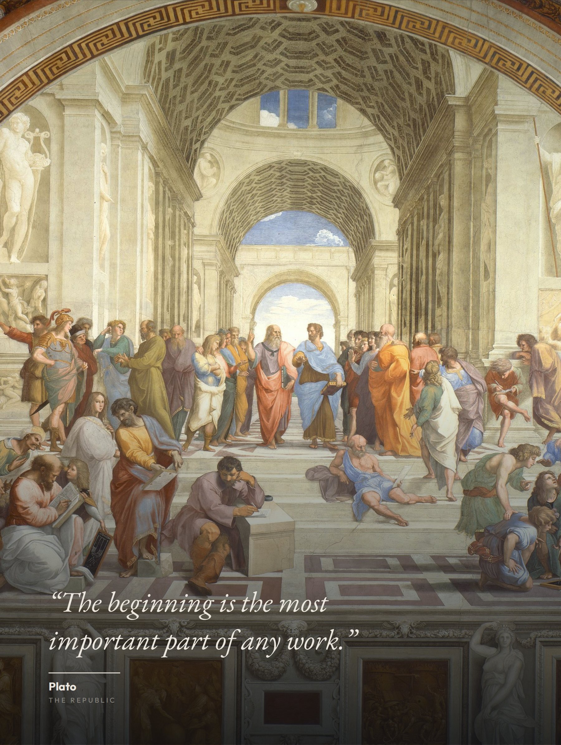 plato · the beginning — philosophy