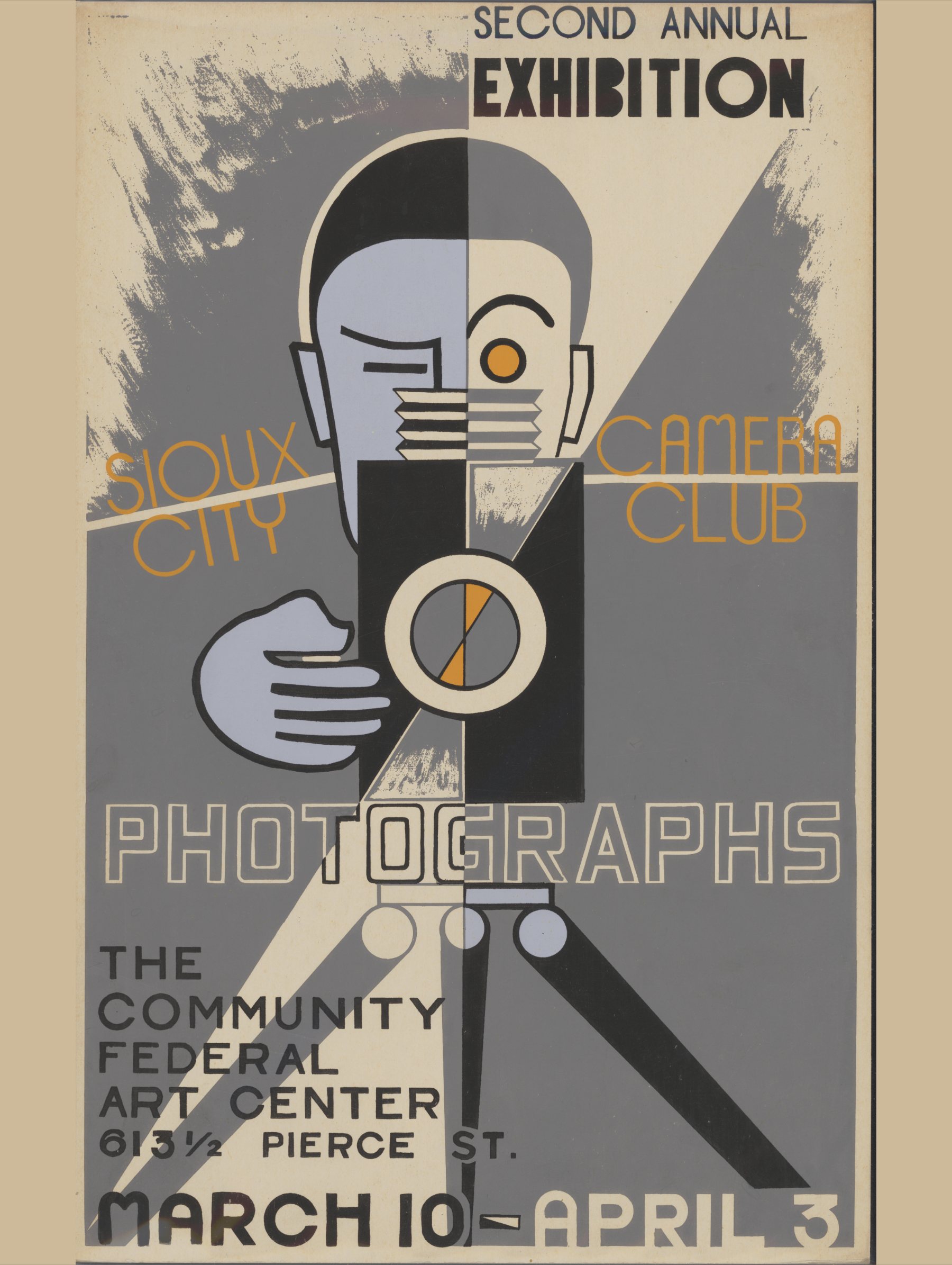 sioux city camera club · silkscreen print