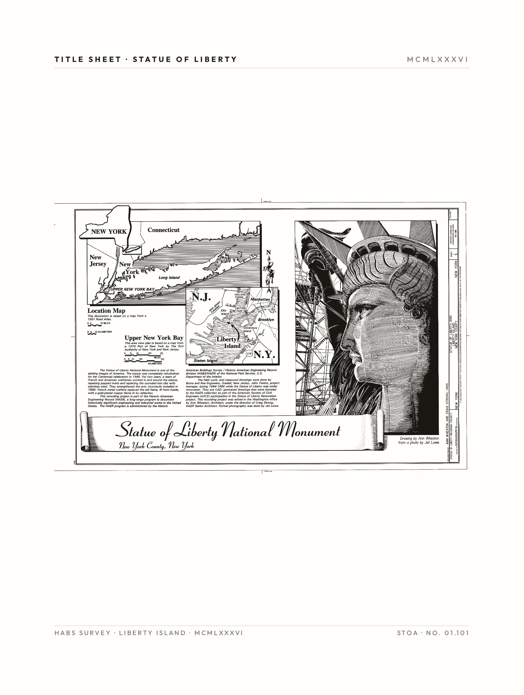 the statue of liberty — architecture