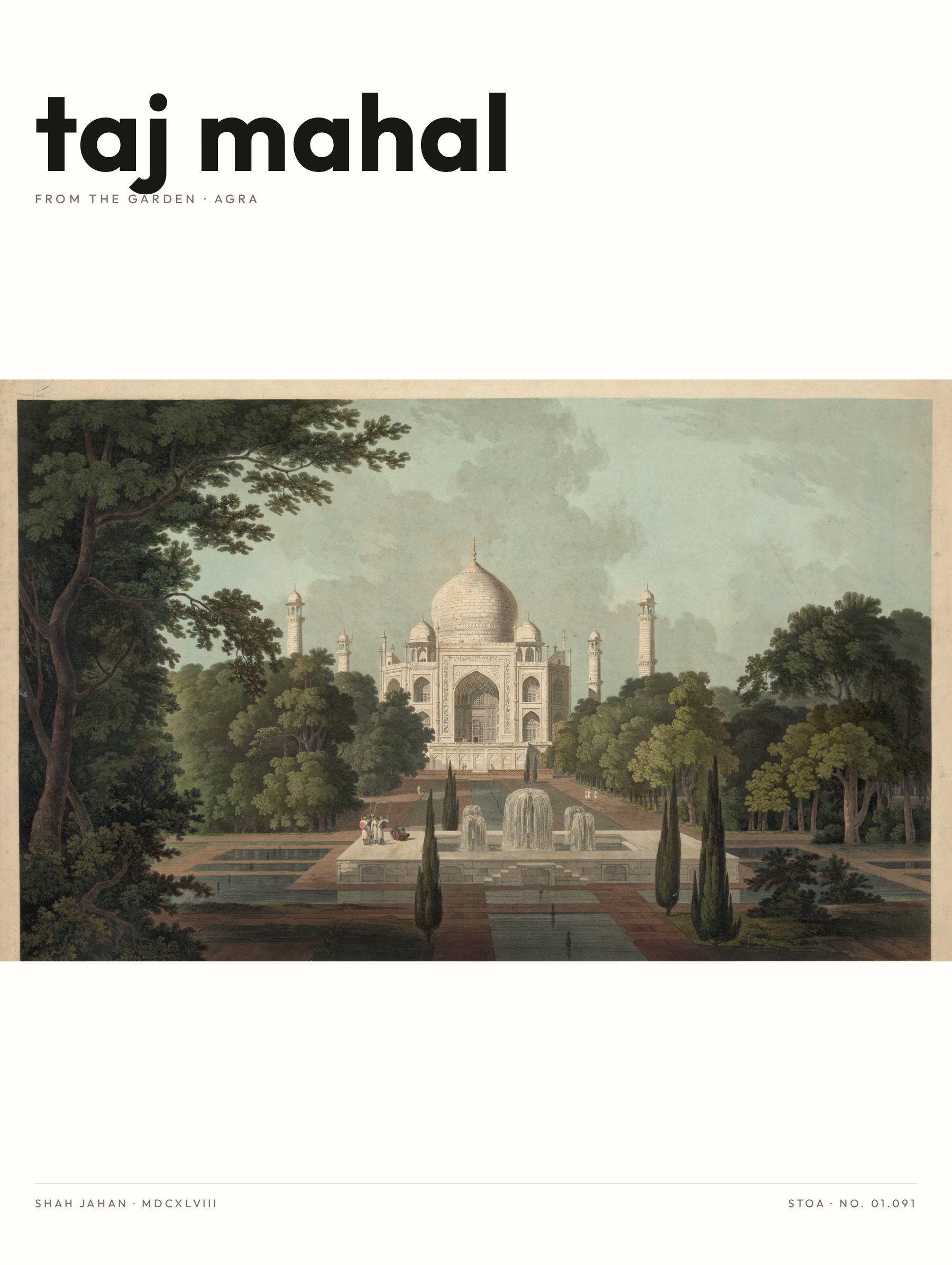 the taj mahal — architecture