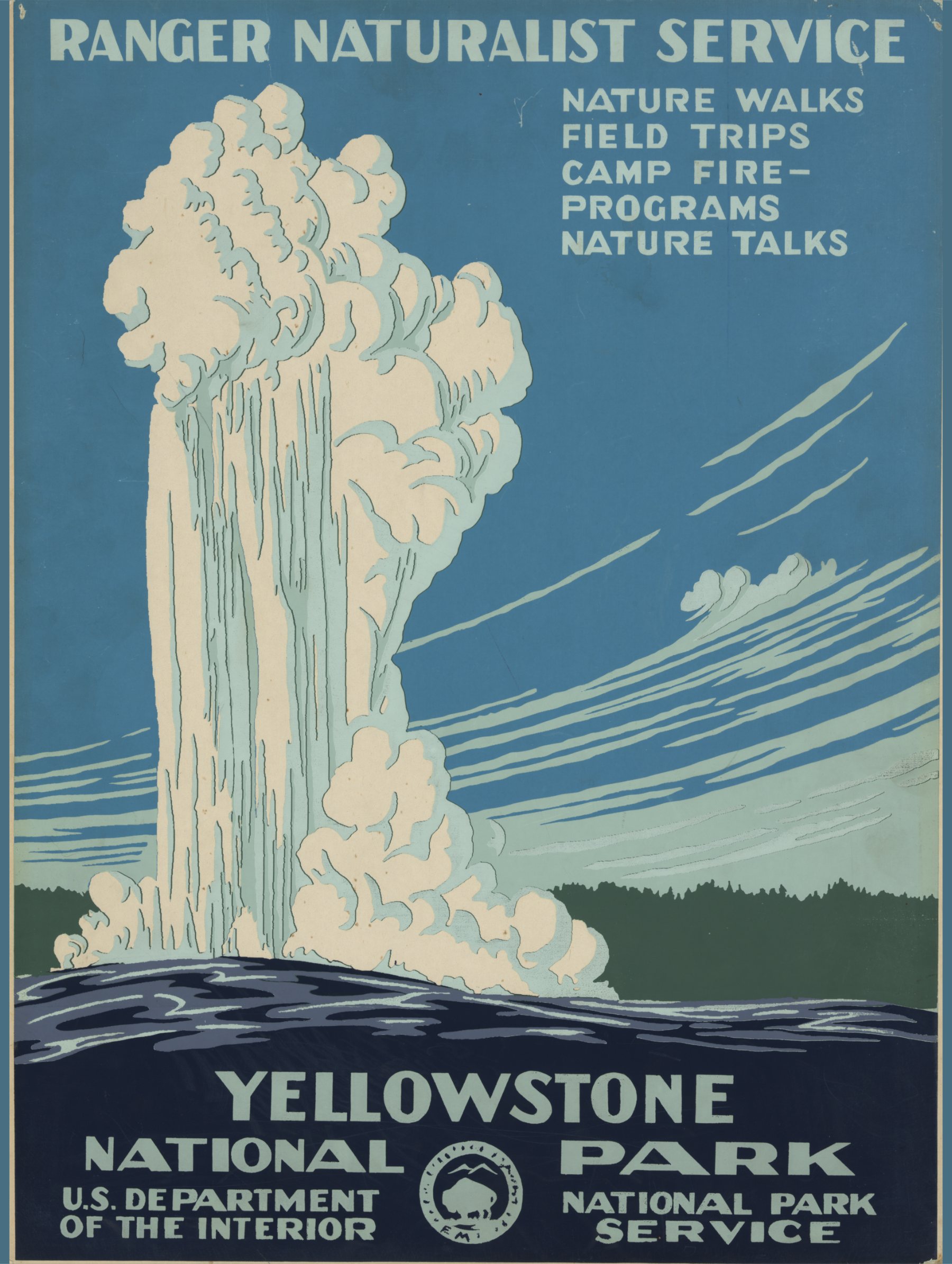 yellowstone national park · silkscreen